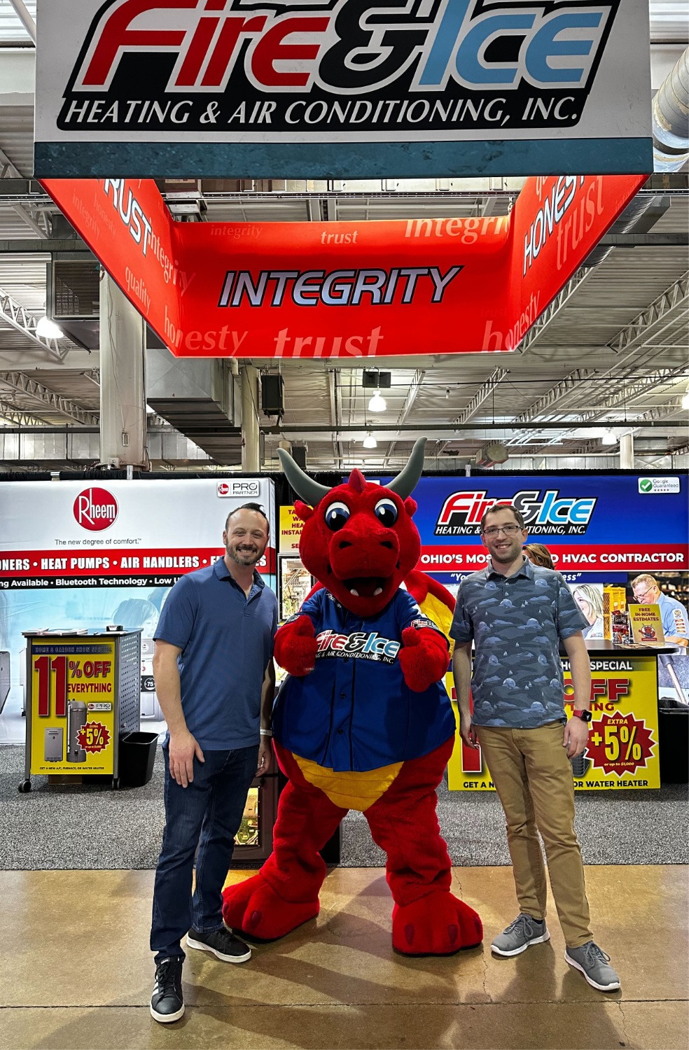 Fireball with Jason and Dan at the Columbus Home and Garden Show