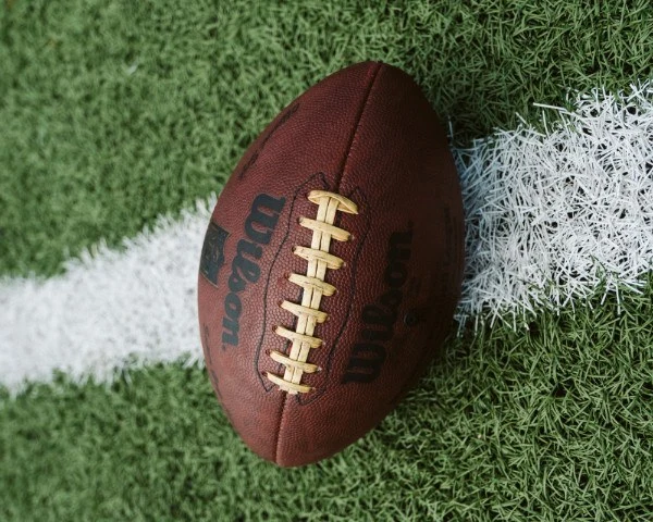 Football on a field