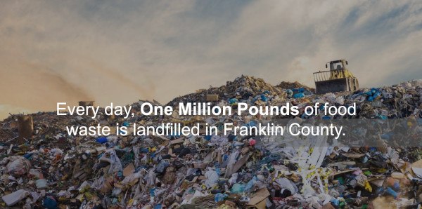 landfill with bulldozer