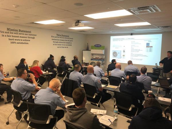Fire & Ice training center in Columbus, OH